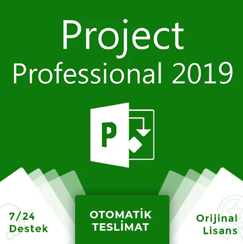 Microsoft Project Professional 2019 Dijital Lisans